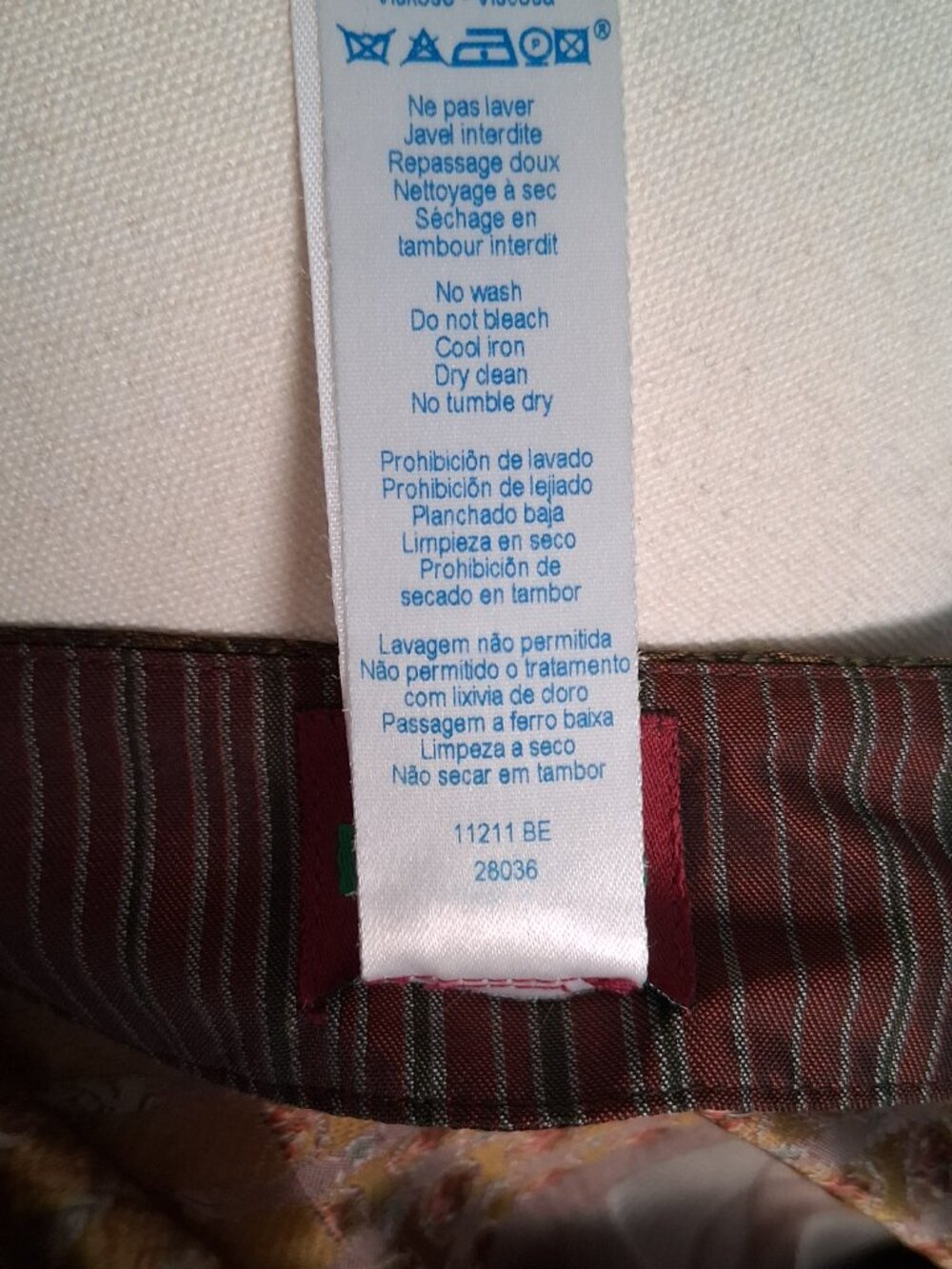 Vintage Kenzo Paris Jacquard Patchwork Maxi Skirt size FR 40 - US 8/10 - Picture 2 of 6